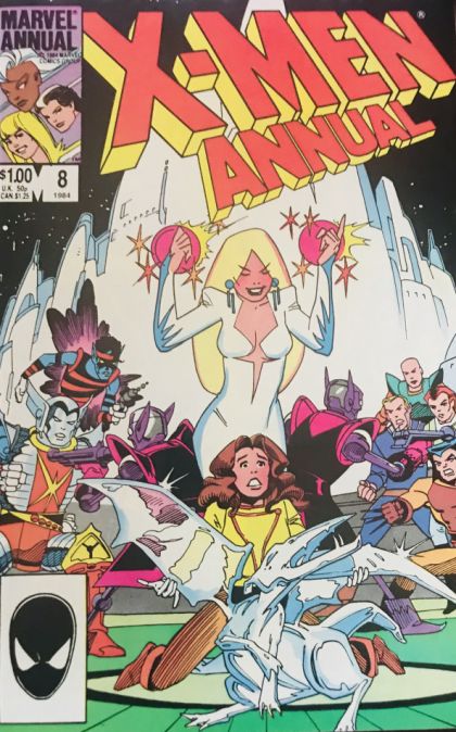The Uncanny X-Men Annual The Adventures of Lockheed the Space Dragon and His Pet Girl, Kitty |  Issue#8A | Year:1984 | Series: X-Men | Pub: Marvel Comics