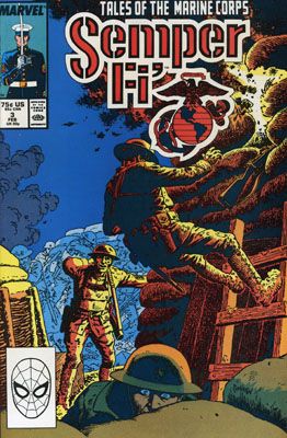 Semper Fi Trench Warfare; A Continental Marine |  Issue#3A | Year:1989 | Series:  | Pub: Marvel Comics |