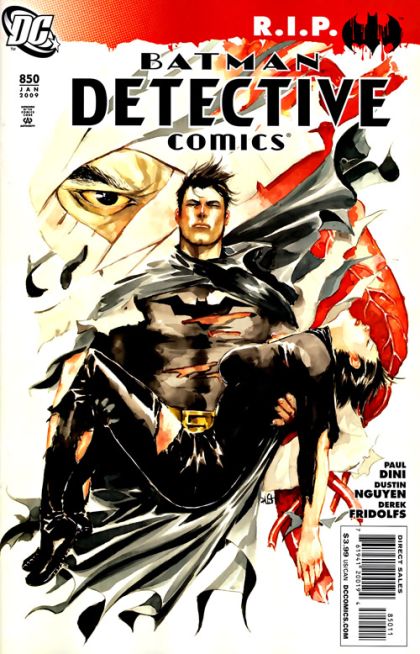 Detective Comics, Vol. 1 Batman R.I.P. - Heart of Hush, Conclusion: The Demon In the Mirror |  Issue#850A | Year:2008 | Series: Detective Comics | Pub: DC Comics | Direct Edition