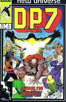 D.P.7 Wompus |  Issue#4A | Year:1986 | Series: New Universe | Pub: Marvel Comics |