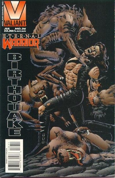 Eternal Warrior Birthquake - Lest Darkness Fall |  Issue#36 | Year:1995 | Series:  | Pub: Valiant Entertainment