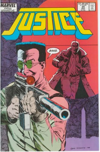 Justice (Marvel) "Changes"; The Real Me |  Issue#25 | Year:1988 | Series: New Universe |
