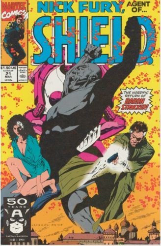 Nick Fury Agent of Shield, Vol. 4 Der Totenkopf |  Issue#21 | Year:1991 | Series: Nick Fury - Agent of S.H.I.E.L.D. | Pub: Marvel Comics |