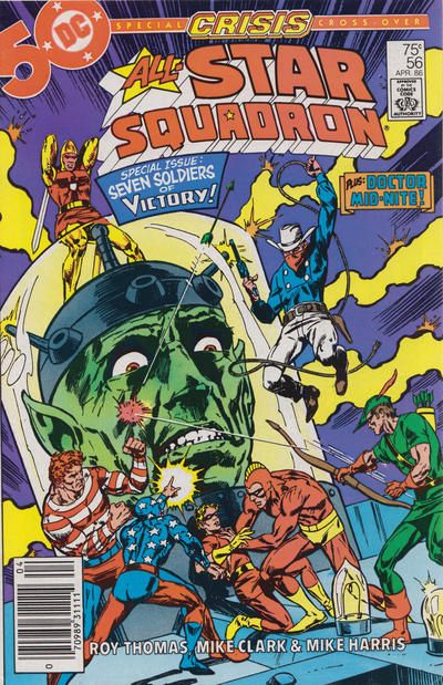 All-Star Squadron Crisis On Infinite Earths - The Sinister Secret of the Sixth Sense / Shanghaied Into Hyperspace - Interlude Three |  Issue#56B | Year:1986 | Series:  |