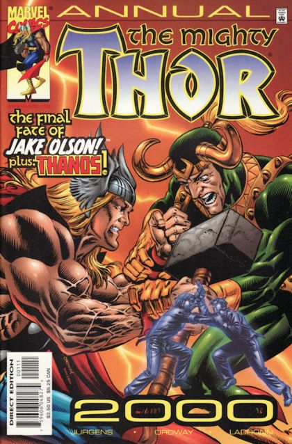 Thor, Vol. 2 Annual Final Confrontation; Fast Lane, Part 3: On the Edge; Of Ashes & Defeat |  Issue#2000A | Year:2000 | Series: Thor |