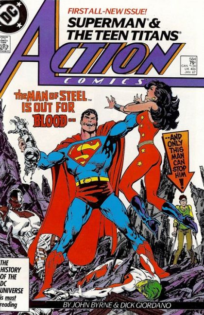 Action Comics, Vol. 1 Squatter! |  Issue#584A | Year:1986 | Series:  | Pub: DC Comics | Direct Edition