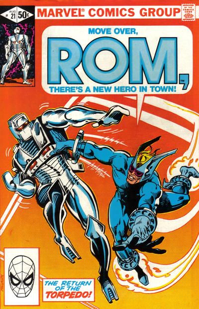 ROM, Vol. 1 (Marvel) Move Over, Rom-- There's A New Hero In Town / Trouble in Paradise! |  Issue#21A | Year:1981 | Series:  | Pub: Marvel Comics