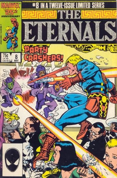 Eternals, Vol. 2 When Titans Party! |  Issue#8A | Year:1986 | Series: Eternals |