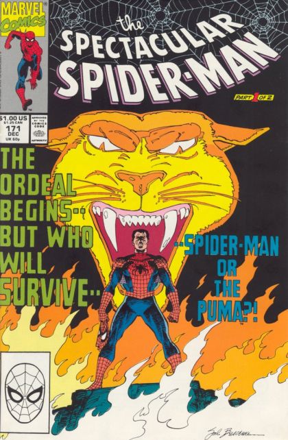 The Spectacular Spider-Man, Vol. 1 Ordeal |  Issue#171A | Year:1990 | Series: Spider-Man |