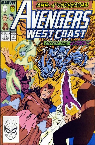 The West Coast Avengers, Vol. 2 Acts of Vengeance - The Plan Proceeds! |  Issue#53A | Year:1989 | Series:  | Pub: Marvel Comics |