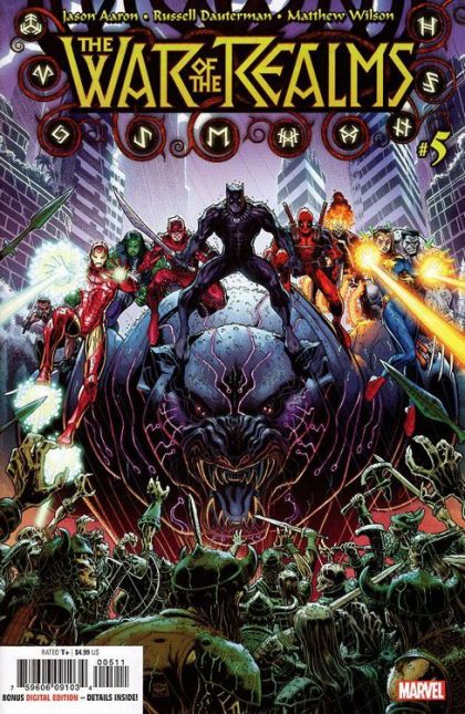 War of the Realms War of the Realms - Chapter Five: "The World Tree Is Burning" |  Issue#5A | Year:2019 | Series:  | Pub: Marvel Comics