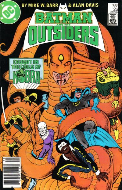 Batman and the Outsiders, Vol. 1 Serpent in the Sky |  Issue#26B | Year:1985 | Series: Outsiders |