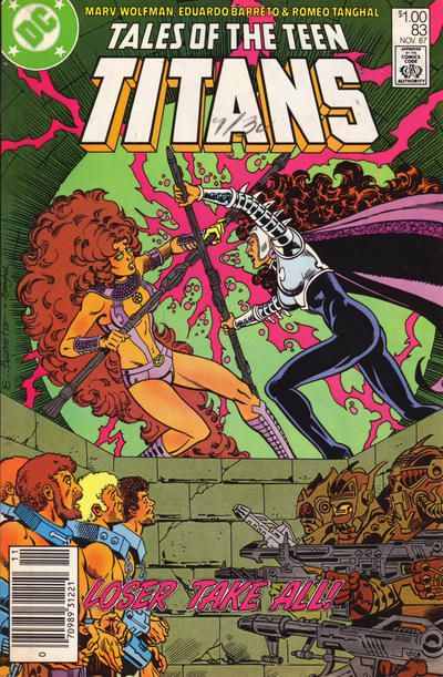 Tales of the Teen Titans Loser Take All |  Issue#83B | Year:1987 | Series: Teen Titans |