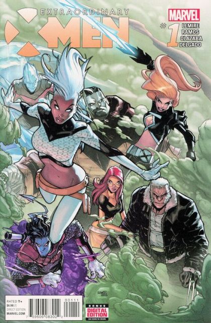 Extraordinary X-Men, Vol. 1  |  Issue#1A | Year:2015 | Series: X-Men | Pub: Marvel Comics | Regular Humberto Ramos Cover