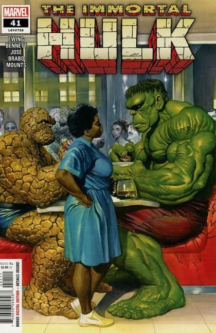 The Immortal Hulk  |  Issue#41A | Year:2020 | Series:  | Pub: Marvel Comics | Alex Ross regular