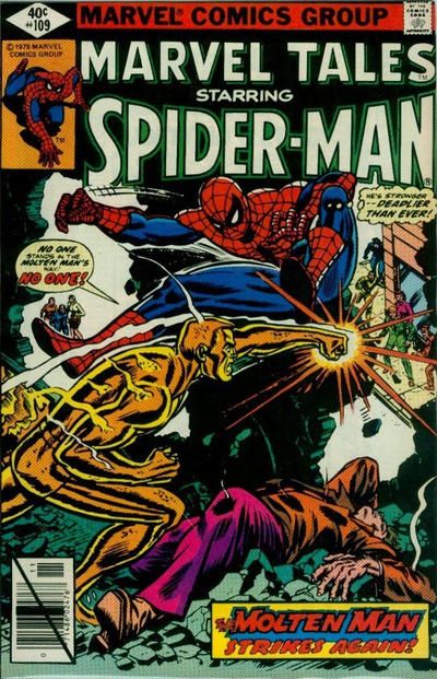 Marvel Tales, Vol. 2 The Master Plan of the Molten Man |  Issue#109A | Year:1979 | Series: Spider-Man | Pub: Marvel Comics |