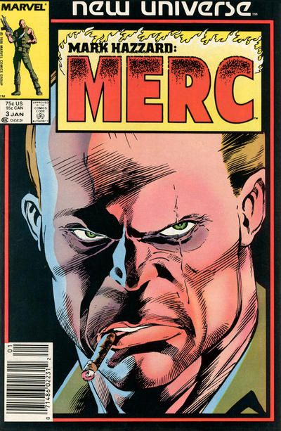 Mark Hazzard: Merc Philadelphia Freedom |  Issue#3B | Year:1987 | Series: New Universe | Pub: Marvel Comics |