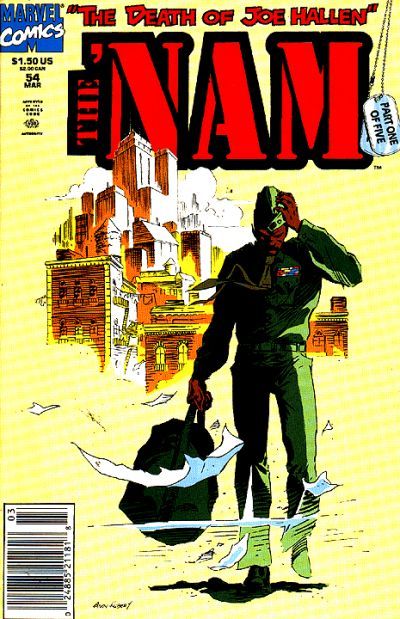The 'Nam The Death of Joe Hallen, Part 1: Bring It On Home To Me |  Issue#54 | Year:1991 | Series:  | Pub: Marvel Comics |