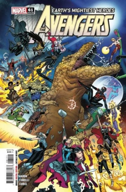Avengers, Vol. 8 History's Mightiest Heroes, Part Four |  Issue#61A | Year:2022 | Series: Avengers | Pub: Marvel Comics | Javier Garrón Regular Cover