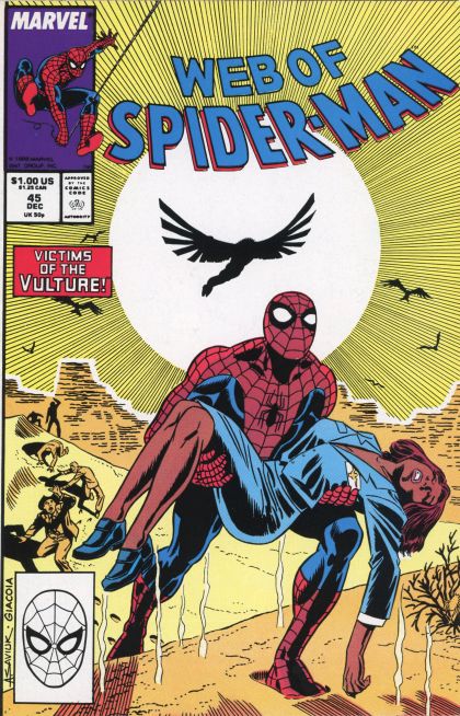 Web of Spider-Man, Vol. 1 Death From Above |  Issue#45A | Year:1988 | Series: Spider-Man |