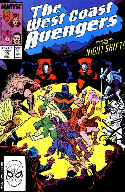 The West Coast Avengers, Vol. 2 And Now The... Night Shift! |  Issue#40A | Year:1988 | Series:  |
