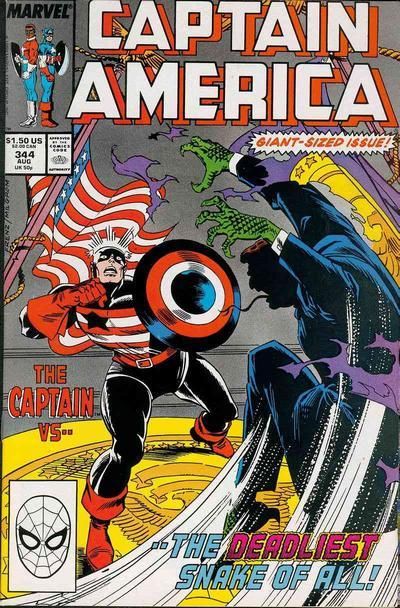 Captain America, Vol. 1 Don't Tread on Me! |  Issue#344A | Year:1988 | Series: Captain America | Pub: Marvel Comics |