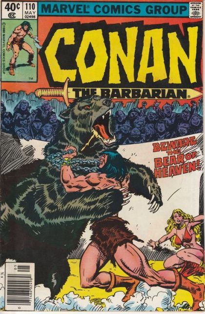 Conan the Barbarian, Vol. 1 Beware The Bear Of Heaven! |  Issue#110B | Year:1980 | Series: Conan | Pub: Marvel Comics