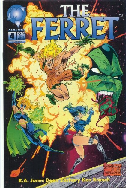 The Ferret, Vol. 2 Point of No Return |  Issue#4A | Year:1993 | Series: The Ferret | Pub: Malibu Comics