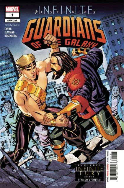 Guardians of the Galaxy, Vol. 6 Annual Infinite Destinies - Super-Spy vs. Super-Spy, Oh No!  It's The Prince Of Power! / Infinite Fury, Part VI |  Issue#1A | Year:2021 | Series: Guardians of the Galaxy | Pub: Marvel Comics |