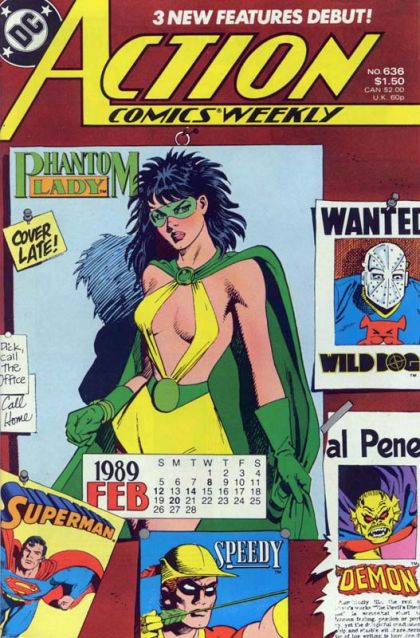 Action Comics, Vol. 1 Exiles / The Demon / All That Jazz / The Face and the Voice! / Daddy's Girl / Crack Up, Part 1: Wrong Turn |  Issue#636 | Year:1988 | Series:  | Pub: DC Comics