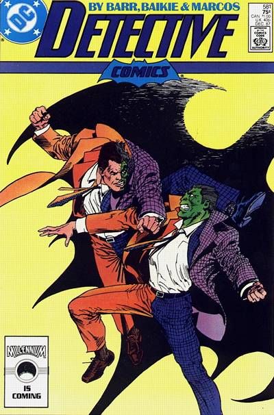 Detective Comics "One Out of Two...Isn't Bad..." |  Issue#581A | Year:1987 | Series: Detective Comics | Pub: DC Comics