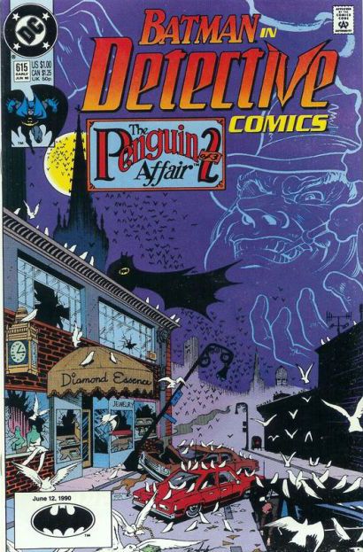 Detective Comics, Vol. 1 The Penguin Affair - Part 2: Bird of Ill Omen! |  Issue#615A | Year:1990 | Series: Detective Comics | Pub: DC Comics