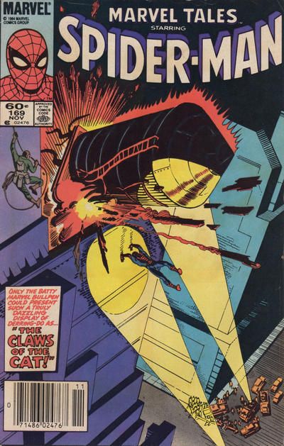 Marvel Tales, Vol. 2 The Claws of the Cat |  Issue#169B | Year:1984 | Series: Spider-Man | Pub: Marvel Comics |