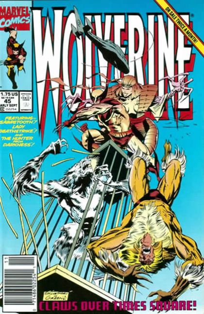 Wolverine, Vol. 2 Claws Over Times Square |  Issue#45B | Year:1991 | Series: Wolverine | Pub: Marvel Comics