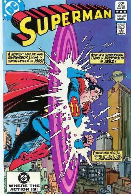 Superman, Vol. 1 Whose Super-Life Is IT Anyway? |  Issue#381A | Year:1983 | Series: Superman | Direct Edition