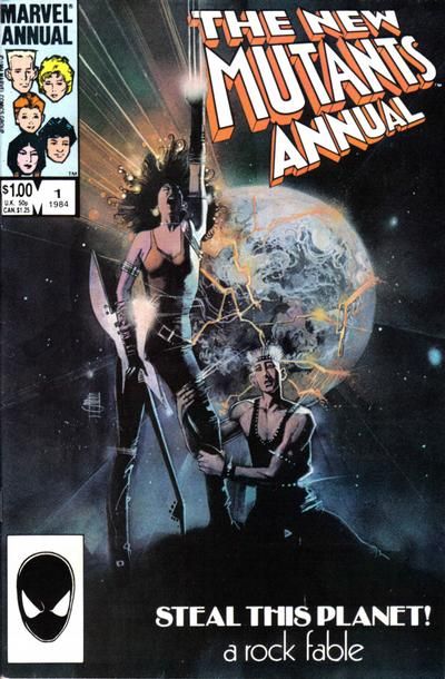 New Mutants, Vol. 1 Annual The Cosmic Cannonball Caper |  Issue#1A | Year:1984 | Series: New Mutants | Pub: Marvel Comics