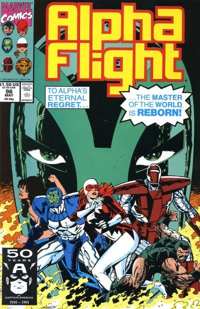 Alpha Flight, Vol. 1 Slave to the World |  Issue#96A | Year:1991 | Series: Alpha Flight |