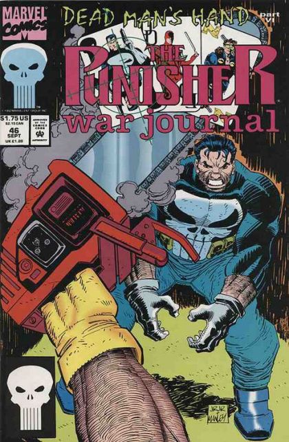 Punisher War Journal, Vol. 1 Dead Man's Hand - Part 6: Hot Chrome and Cold Blood |  Issue#46A | Year:1992 | Series: Punisher | Pub: Marvel Comics |