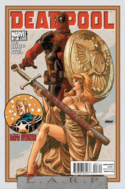Deadpool, Vol. 3 I'm Your Man |  Issue#27A | Year:2010 | Series: Deadpool | Pub: Marvel Comics