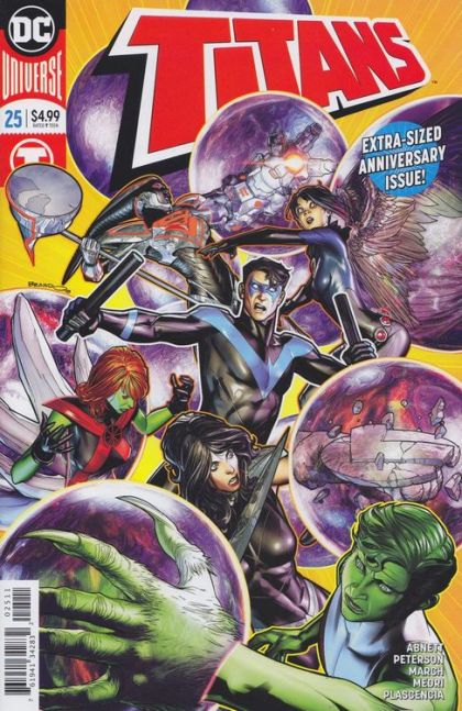 Titans, Vol. 3 The Spark, Part Three |  Issue#25A | Year:2018 | Series:  | Pub: DC Comics | Regular Brandon Peterson Cover