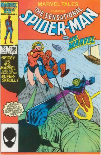 Marvel Tales All This and the QE2 |  Issue#196 | Year:1987 | Series: Spider-Man | Pub: Marvel Comics