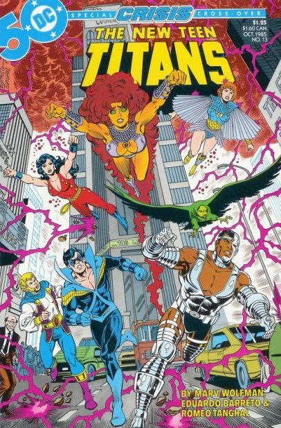 The New Teen Titans, Vol. 2 Crisis On Infinite Earths - Crisis |  Issue#13 | Year:1985 | Series: Teen Titans | Pub: DC Comics