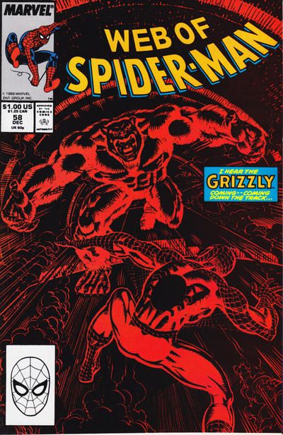 Web of Spider-Man, Vol. 1 Rematch |  Issue#58A | Year:1989 | Series: Spider-Man |