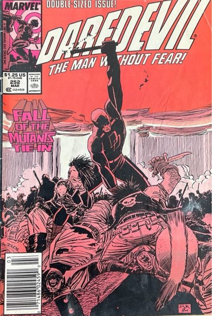 Daredevil, Vol. 1 The Fall of the Mutants - Ground Zero |  Issue#252B | Year:1988 | Series: Daredevil | Pub: Marvel Comics |