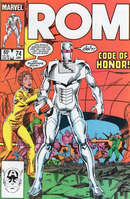 ROM, Vol. 1 (Marvel) The Bargain |  Issue#74A | Year:1985 | Series:  | Pub: Marvel Comics