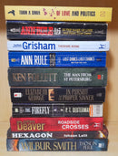 Thriller Mystery Suspense Fiction | Pack of 10 Books | Free Shipping | Free Bookmarks