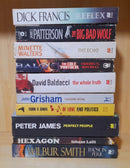 Thriller Mystery Suspense Fiction | Pack of 10 Books | Free Shipping | Free Bookmarks
