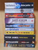 Thriller Mystery Suspense Fiction | Pack of 10 Books | Free Shipping | Free Bookmarks