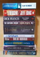 Thriller Mystery Suspense Fiction | Pack of 10 Books | Free Shipping | Free Bookmarks
