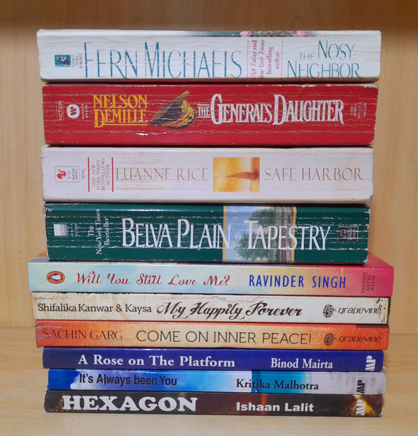 Love &  Romance Fiction 10 Books Set | Free Shipping | Free Bookmarks